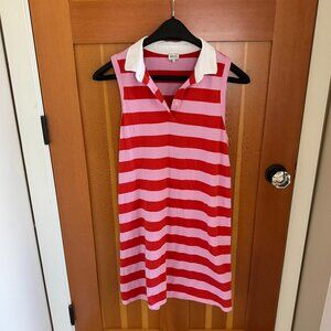 KULE  The Polo Dress in Pink/Red